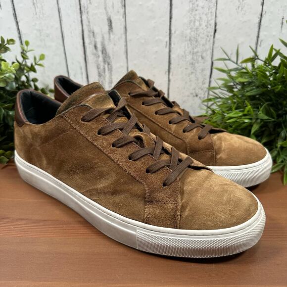 To Boot New York Men's Suede Low Top Sneakers Size 10 - Picture 2 of 11